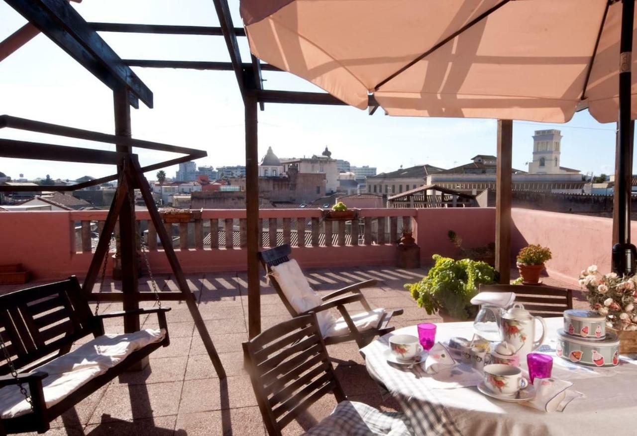 Attico In Centro Con Vista Della Torre - Cozy Penthouse Facing To The Tower Apartment Oristano Exterior photo